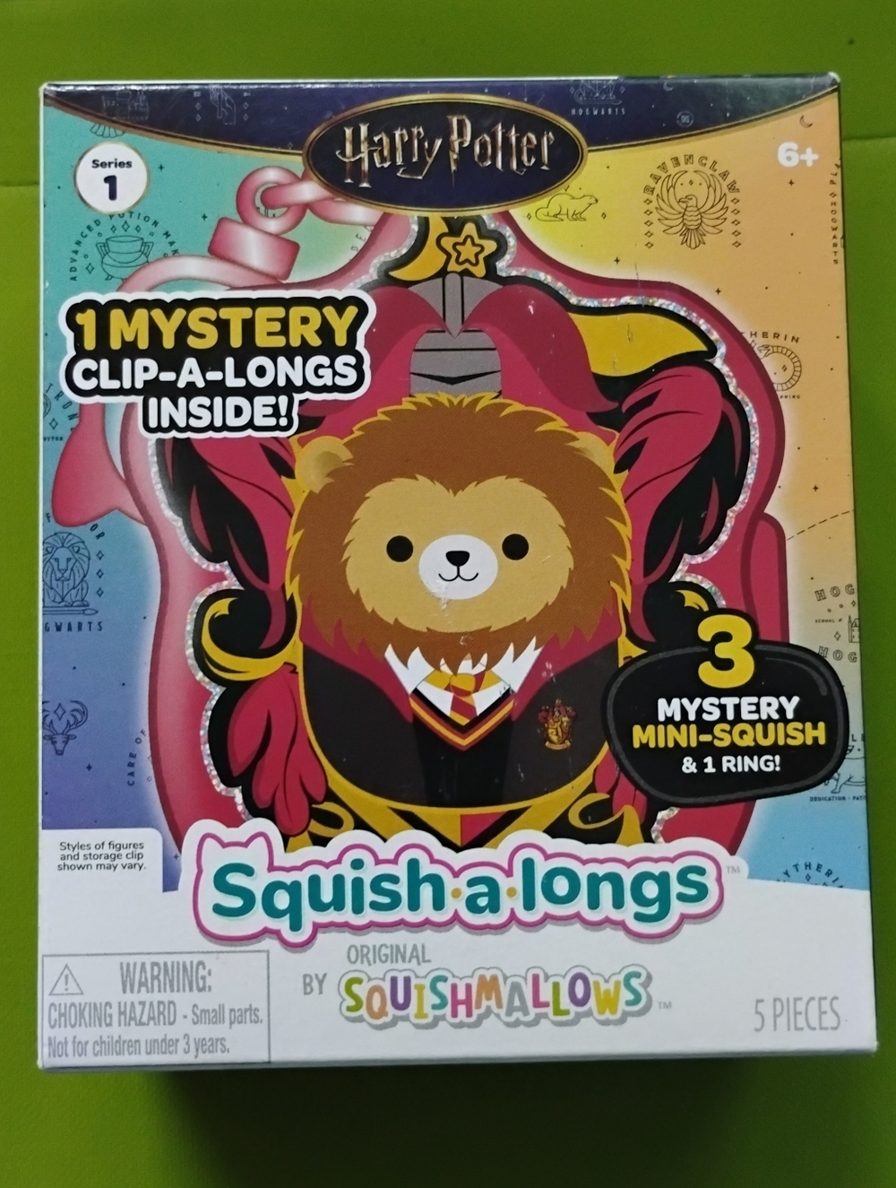 Harry Potter Squishmallows 'Squish-a-longs' Mystery Mini-Squish Lion